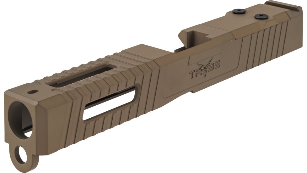 TRYBE Defense Pistol Slide, Glock 17, Gen 3, Viper Cut, FDE Cerakote, SLDG17G3VPR-FDE