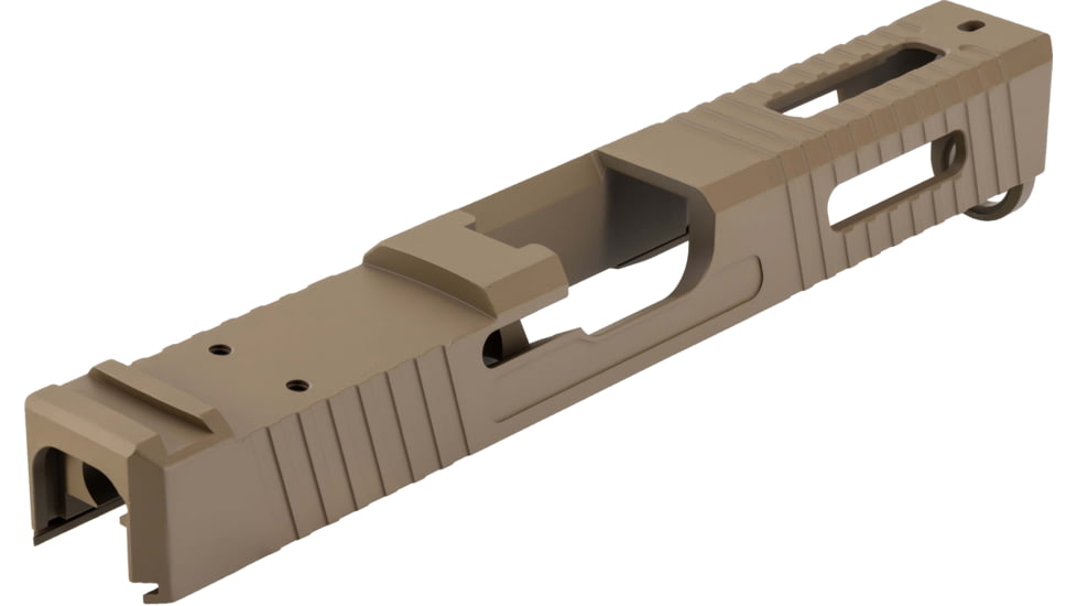 TRYBE Defense Pistol Slide, Glock 17, Gen 4, DeltaPoint Pro Cut, Version 1, FDE Cerakote, SLDG17G4DP-FDE