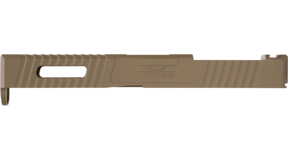 TRYBE Defense Pistol Slide, Glock 17, Gen 4, DeltaPoint Pro Cut, Version 1, FDE Cerakote, SLDG17G4DP-FDE