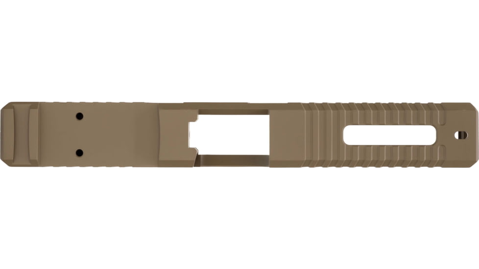 TRYBE Defense Pistol Slide, Glock 17, Gen 4, DeltaPoint Pro Cut, Version 1, FDE Cerakote, SLDG17G4DP-FDE