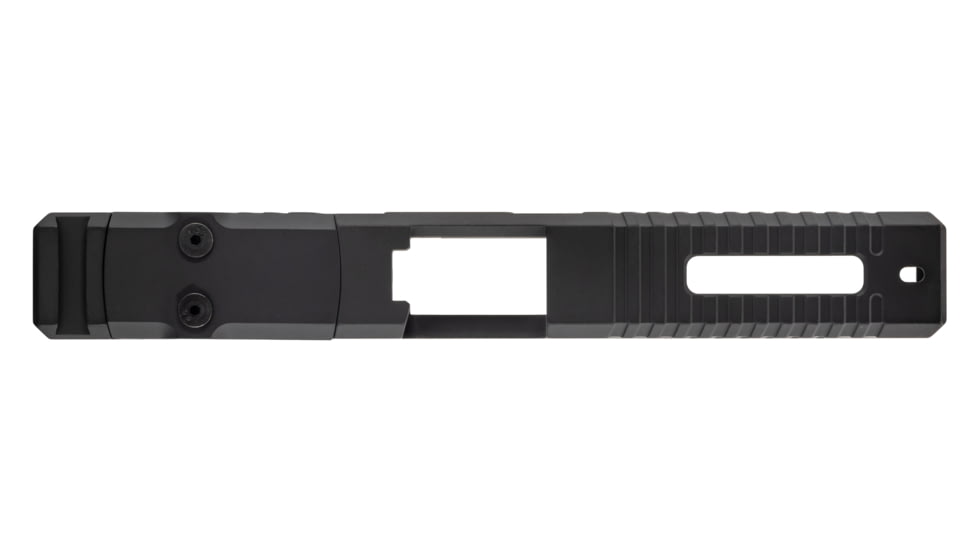 TRYBE Defense Pistol Slide, Glock 17, Gen 4, Venom Cut, Version 1, Black Cerakote SLDG17G4VNM-BN