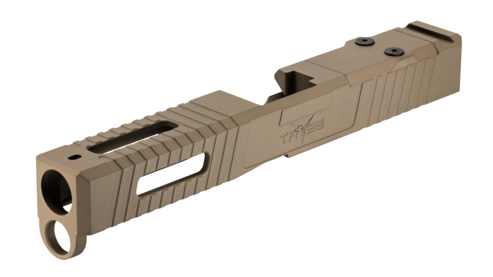 TRYBE Defense Pistol Slide, Glock 17, Gen 5, Viper Cut, Version 1, FDE Cerakote, SLDG17G5VPR-FDE