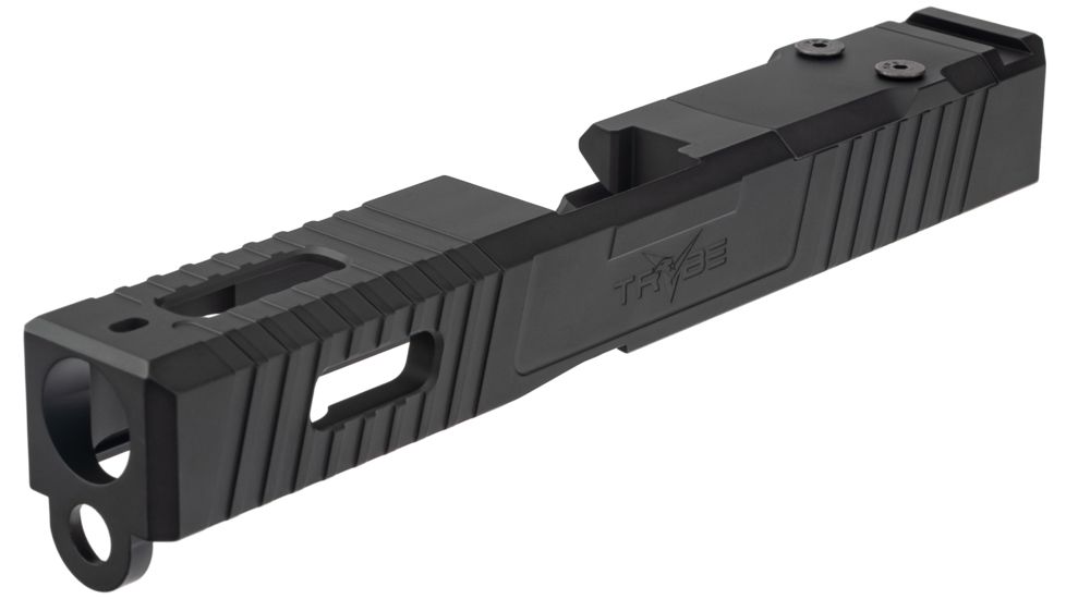 TRYBE Defense Pistol Slide, Glock 19, Gen 3, DeltaPoint Pro Cut, Black, SLDG19G3DP-BN