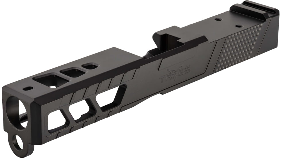 TRYBE Defense Pistol Slide, Glock 19, Gen 3, DeltaPoint Pro Cut, Version 2, Black Cerakote, No Base Plate Included, SLDG19G3DPV2-BN