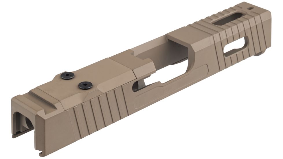 TRYBE Defense Pistol Slide, Glock 19, Gen 3, Viper Cut, FDE Cerakote, SLDG19G3VPR-FDE