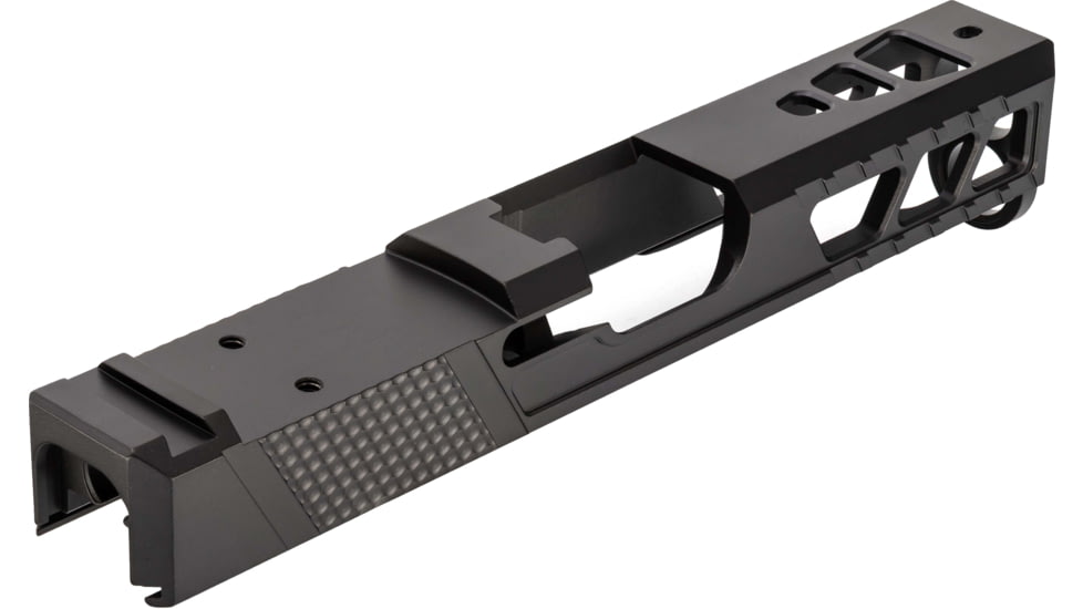 TRYBE Defense Pistol Slide, Glock 19, Gen 4, DeltaPoint Pro Cut, Version 2, Black Cerakote, No Base Plate Included, SLDG19G4DPV2-BN