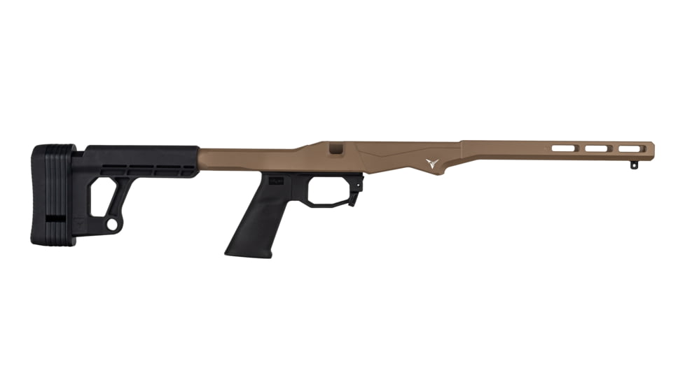 TRYBE Defense R.O.C.S. Rapid Offense Chassis System, Remington Model 700 Short Action, FDE, TRBCHASREMSA-FDE