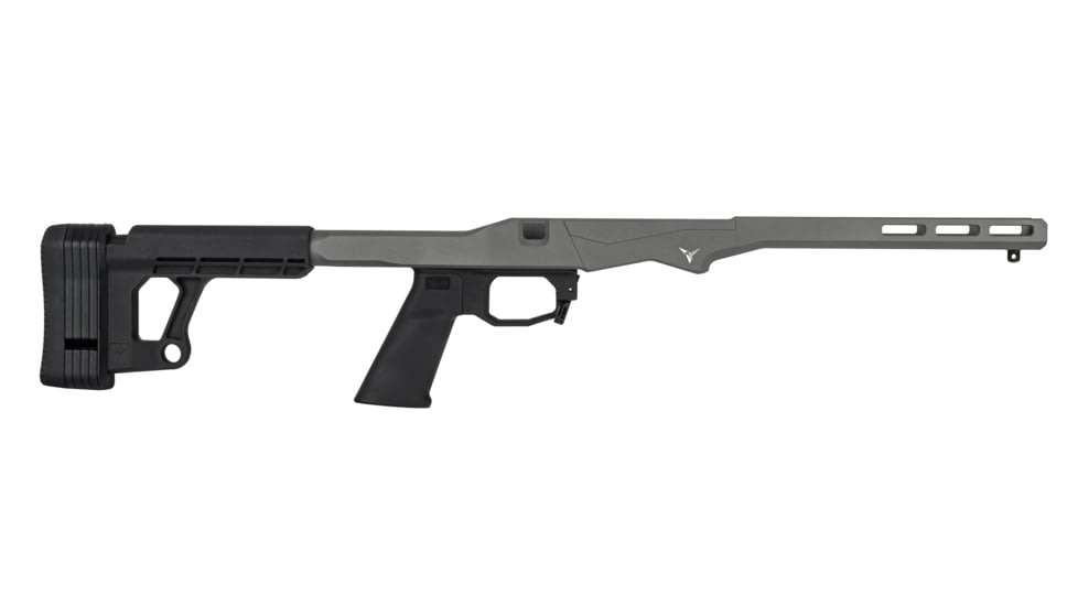 TRYBE Defense R.O.C.S. Rapid Offense Chassis System, Remington Model 700 Short Action, Gray, TRBCHASREMSA-GR