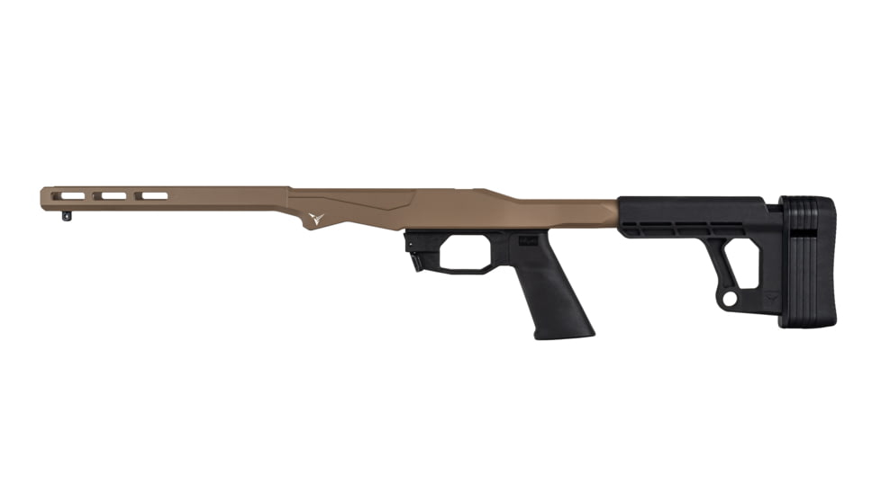 TRYBE Defense R.O.C.S. Rapid Offense Chassis System, Savage Model 10 Short Action, FDE, TRBCHASSAVSA-FDE