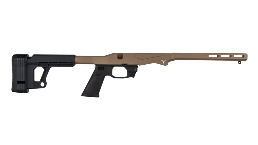 TRYBE Defense R.O.C.S. Rapid Offense Chassis System, Savage Model 10 Short Action, FDE, TRBCHASSAVSA-FDE