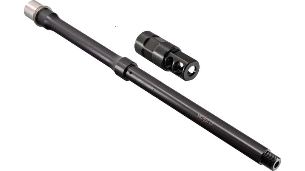 TRYBE Defense Rifle Barrel and TRYBE Defense Self-Timing Muzzle Brake, .30 Caliber/7.62, 5/8x24