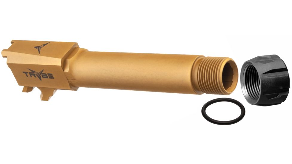 TRYBE Defense Sig Sauer P365 Barrel with Thread Protector, Gold TIN