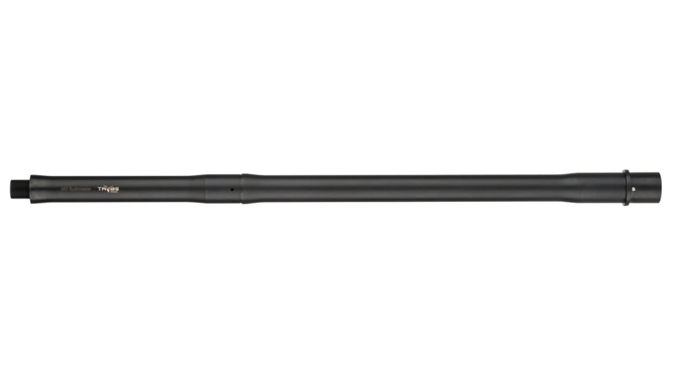 TRYBE Defense Threaded Barrel, AR-15, .450 Bushmaster, 20 in Length, 5/8x32 Thread, 1-16 Twist, Rifle Length, HBAR Profile, 4140 CMV Steel, Nitride, Black, BARRIFLE20450BSH