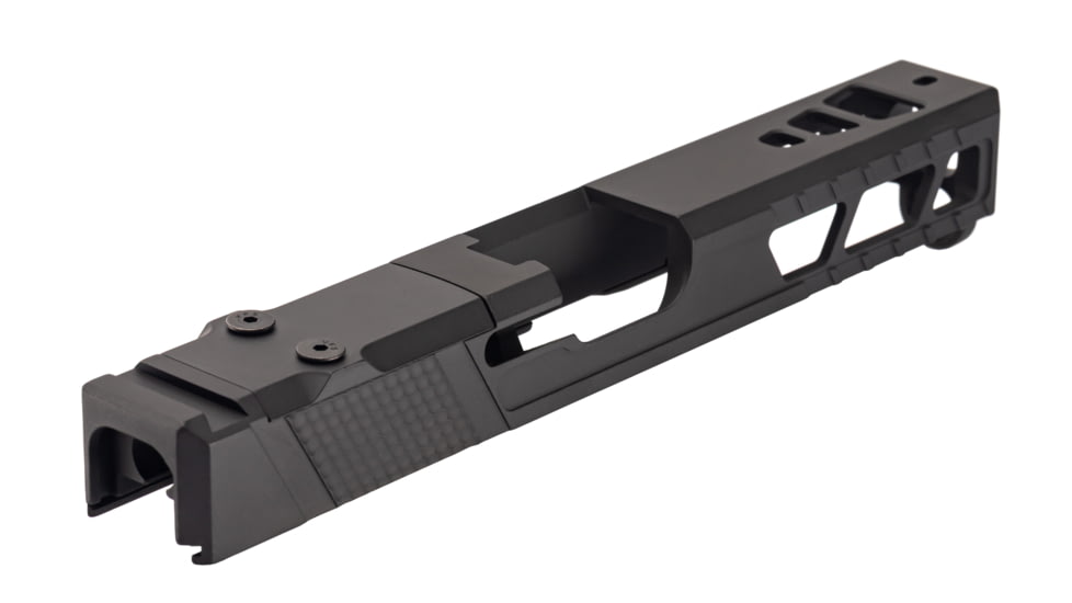 TRYBE Defense Pistol Slide, Glock 17, Gen 3, DeltaPoint Pro Cut, Version 2, Black Cerakote, SLDG17G3DPV2-BN