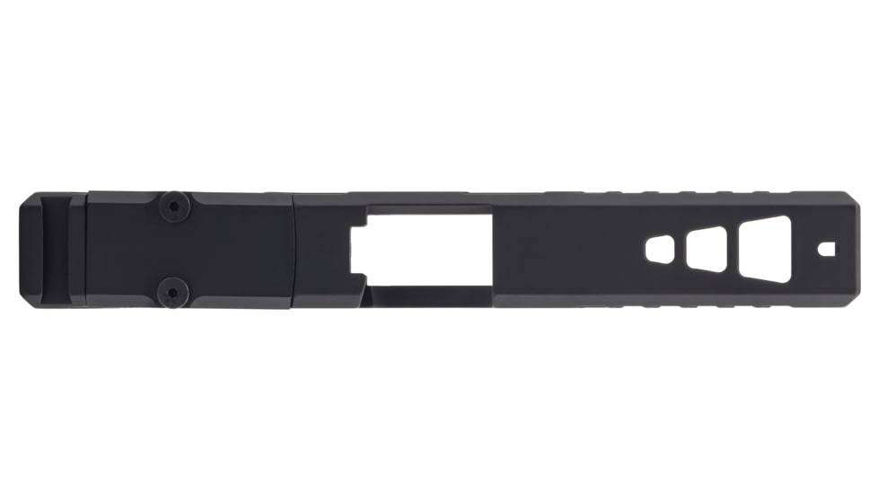 TRYBE Defense Pistol Slide, Glock 17, Gen 3, RMR Cut, Version 2, Black Cerakote, SLDG17G3RMRV2-BN