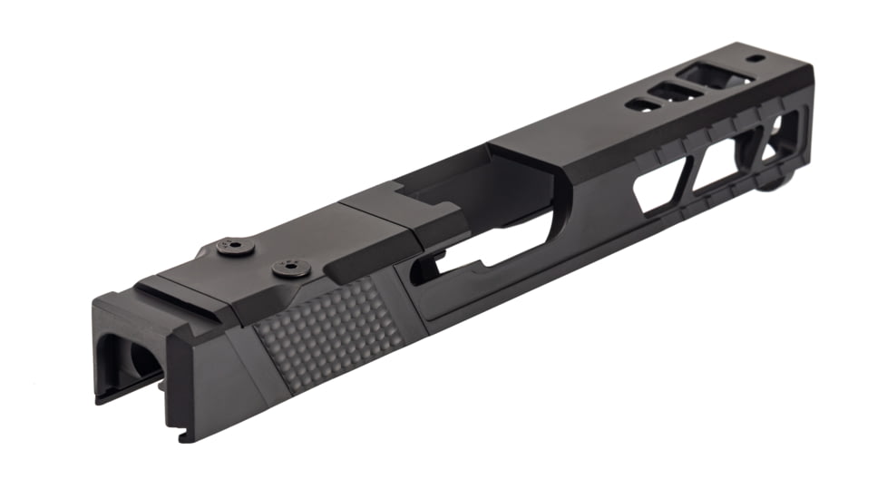 TRYBE Defense Pistol Slide, Glock 17, Gen 3, Viper Cut, Version 2, Black Cerakote, SLDG17G3VPRV2-BN