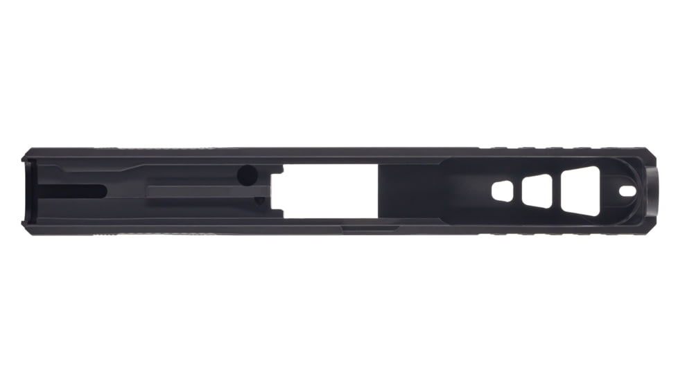 TRYBE Defense Pistol Slide, Glock 17, Gen 3, Viper Cut, Version 2, Black Cerakote, SLDG17G3VPRV2-BN