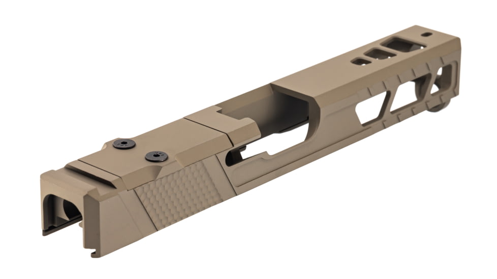 TRYBE Defense Pistol Slide, Glock 17, Gen 3, Viper Cut, Version 2, FDE Cerakote, SLDG17G3VPRV2-FDE