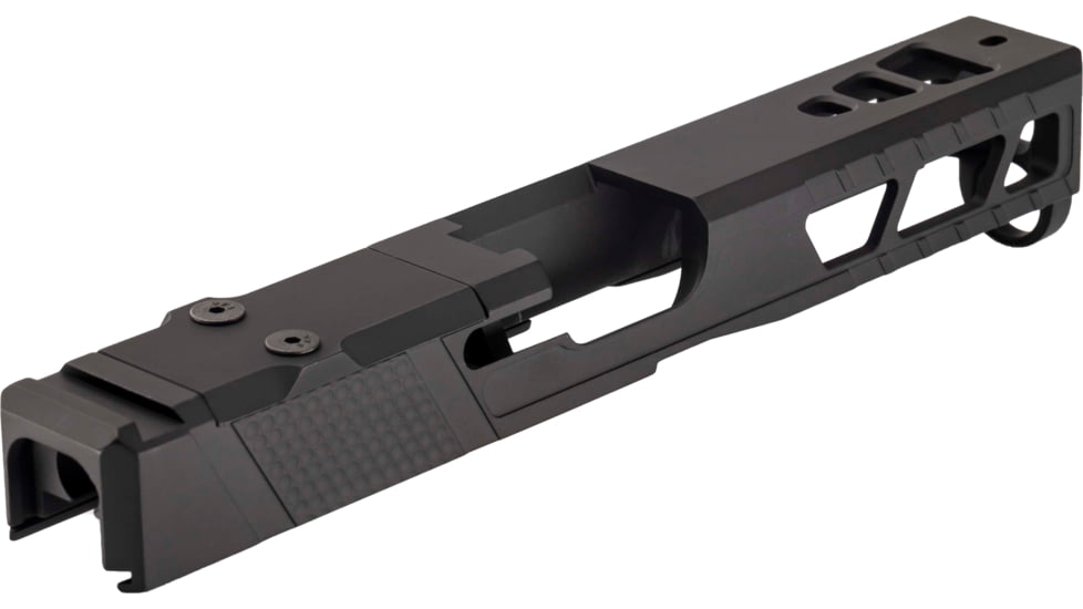 TRYBE Defense Pistol Slide, Glock 17, Gen 5, Viper Cut, Version 2, Black Cerakote, SLDG17G5VPRV2-BN