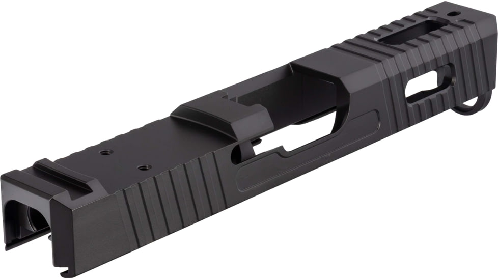 TRYBE Defense TRYBE Defense Pistol Slide, Glock 19, Gen 4, Venom Cut, Version 1, Black Cerakote SLDG19G4VNM-BN