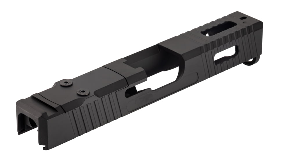 TRYBE Defense TRYBE Defense Pistol Slide, Glock 19, Gen 4, Venom Cut, Version 1, Black Cerakote SLDG19G4VNM-BN