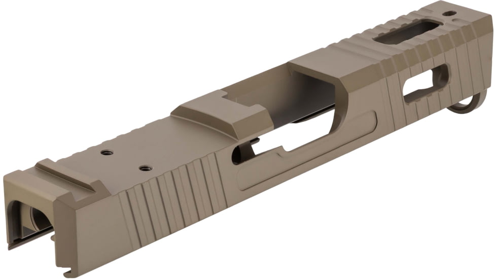TRYBE Defense TRYBE Defense Pistol Slide, Glock 19, Gen 4, Venom Cut, Version 1, FDE Cerakote, SLDG19G4VNM-FDE