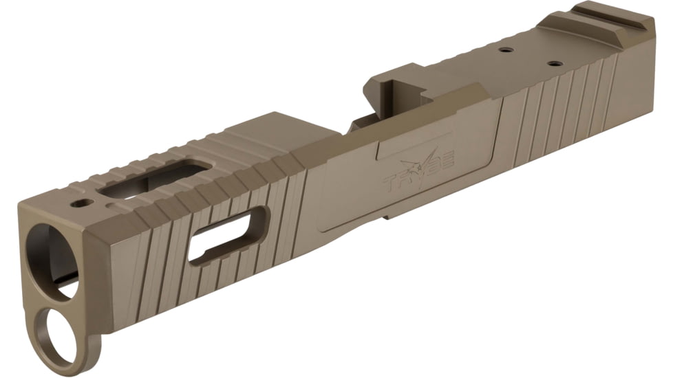 TRYBE Defense TRYBE Defense Pistol Slide, Glock 19, Gen 4, Venom Cut, Version 1, FDE Cerakote, SLDG19G4VNM-FDE