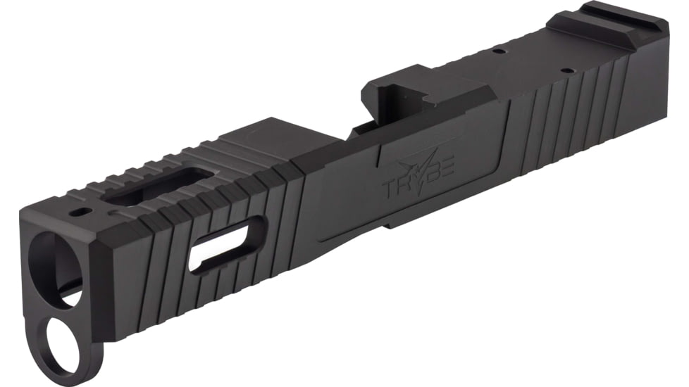 TRYBE Defense TRYBE Defense Pistol Slide, Glock 19, Gen 4, Viper Cut, Version 1, Black Cerakote SLDG19G4VPR-BN