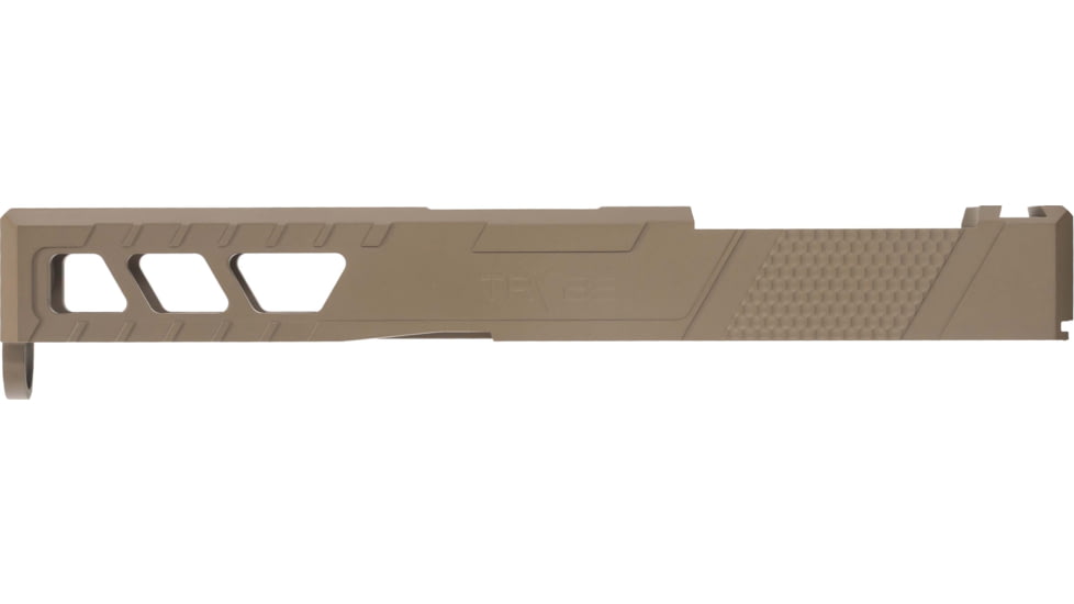 TRYBE Defense TRYBE Defense Pistol Slide, Glock 19, Gen 5, DeltaPoint Pro Cut, Version 2, FDE Cerakote, SLDG19G5DPV2-FDE