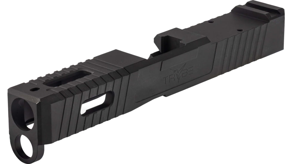 TRYBE Defense TRYBE Defense Pistol Slide, Glock 19, Gen 5, RMR Cut, Version 1, Black Cerakote SLDG19G5RMR-BN