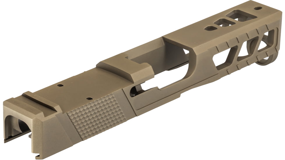 TRYBE Defense TRYBE Defense Pistol Slide, Glock 19, Gen 5, RMR Cut, Version 2, FDE Cerakote, SLDG19G5RMRV2-FDE