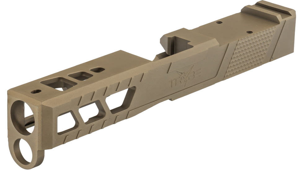 TRYBE Defense TRYBE Defense Pistol Slide, Glock 19, Gen 5, RMR Cut, Version 2, FDE Cerakote, SLDG19G5RMRV2-FDE