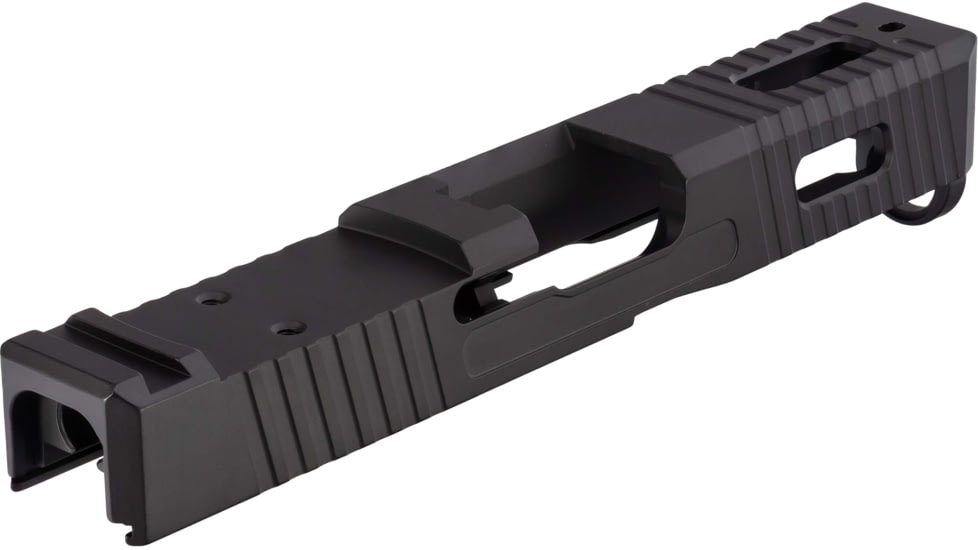 TRYBE Defense TRYBE Defense Pistol Slide, Glock 19, Gen 5, Venom Cut, Version 1, Black Cerakote SLDG19G5VNM-BN