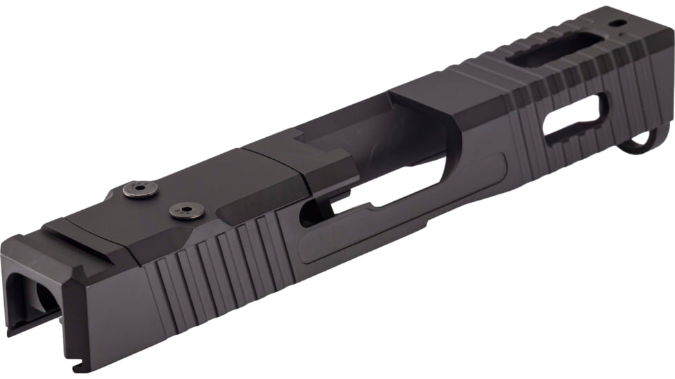 TRYBE Defense TRYBE Defense Pistol Slide, Glock 19, Gen 5, Venom Cut, Version 1, Black Cerakote SLDG19G5VNM-BN