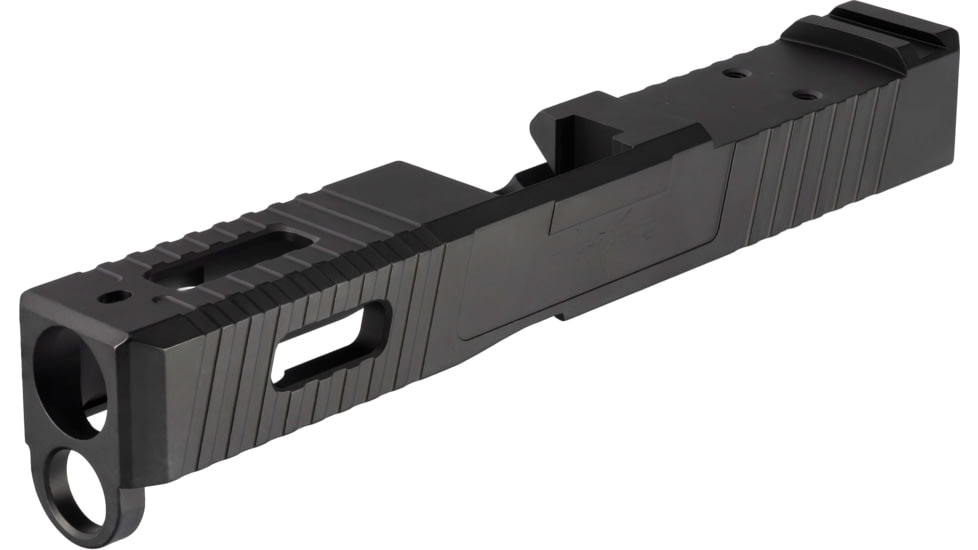 TRYBE Defense TRYBE Defense Pistol Slide, Glock 19, Gen 5, Venom Cut, Version 1, Black Cerakote SLDG19G5VNM-BN