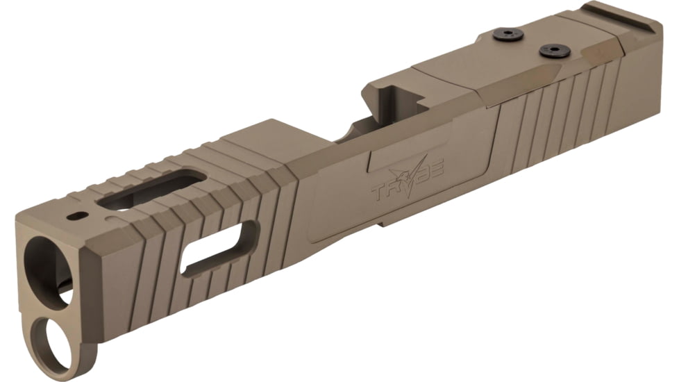 TRYBE Defense TRYBE Defense Pistol Slide, Glock 19, Gen 5, Venom Cut, Version 1, FDE Cerakote, SLDG19G5VNM-FDE