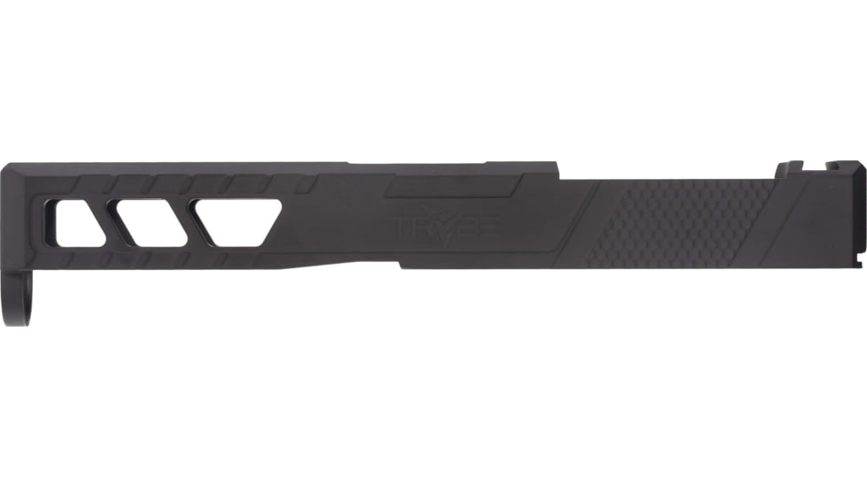 TRYBE Defense TRYBE Defense Pistol Slide, Glock 19, Gen 5, Venom Cut, Version 2, Black Cerakote SLDG19G5VNMV2-BN