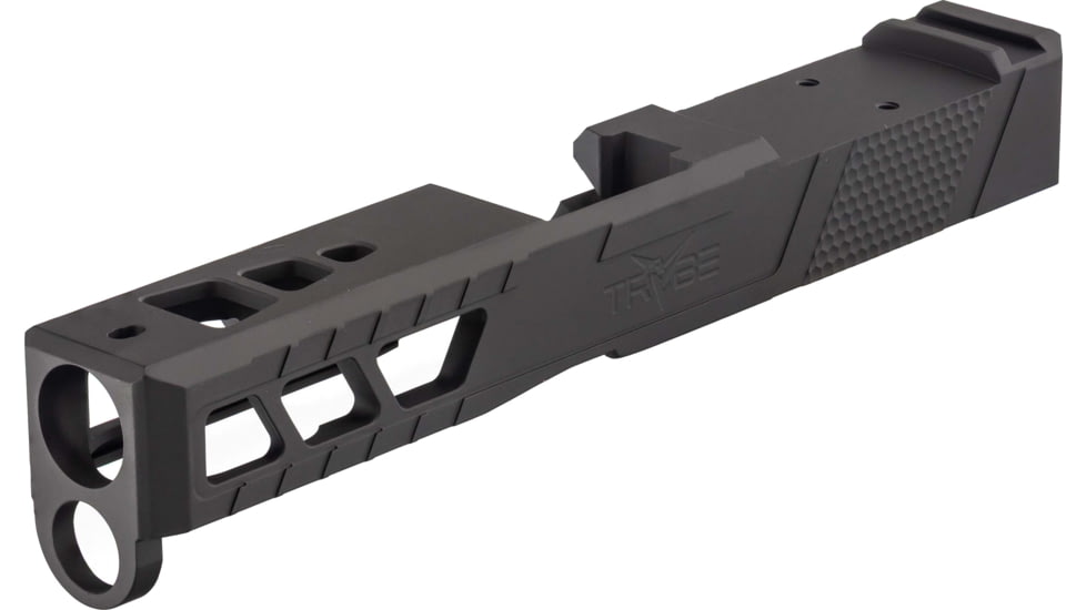 TRYBE Defense TRYBE Defense Pistol Slide, Glock 19, Gen 5, Venom Cut, Version 2, Black Cerakote SLDG19G5VNMV2-BN