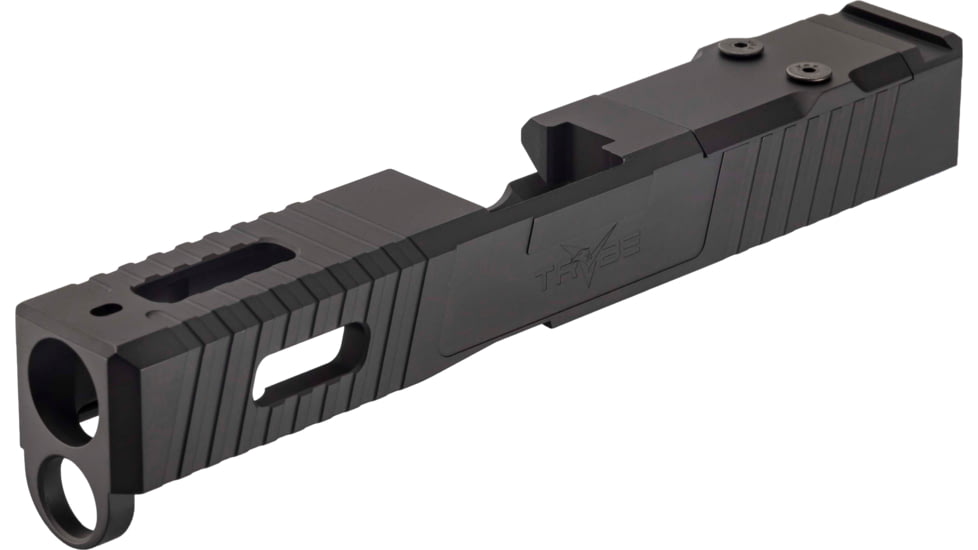 TRYBE Defense TRYBE Defense Pistol Slide, Glock 19, Gen 5, Viper Cut, Version 1, Black Cerakote SLDG19G5VPR-BN