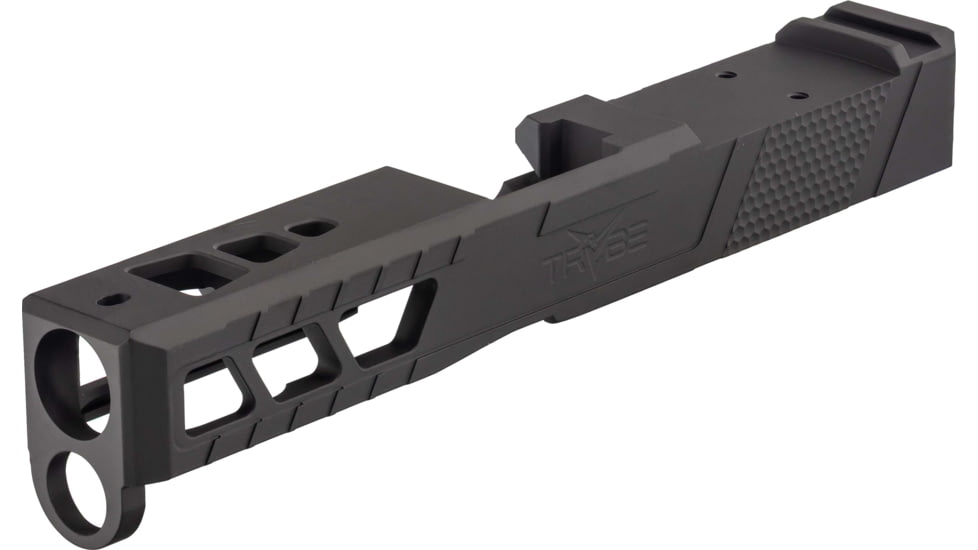TRYBE Defense TRYBE Defense Pistol Slide, Glock 19, Gen 5, Viper Cut, Version 2, Black Cerakote SLDG19G5VPRV2-BN
