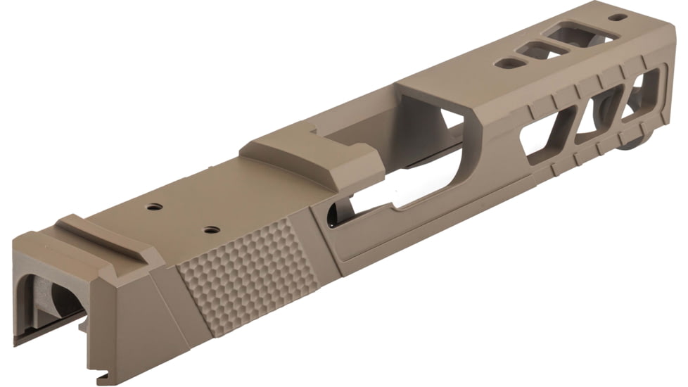 TRYBE Defense TRYBE Defense Pistol Slide, Glock 19, Gen 5, Viper Cut, Version 2, FDE Cerakote, SLDG19G5VPRV2-FDE