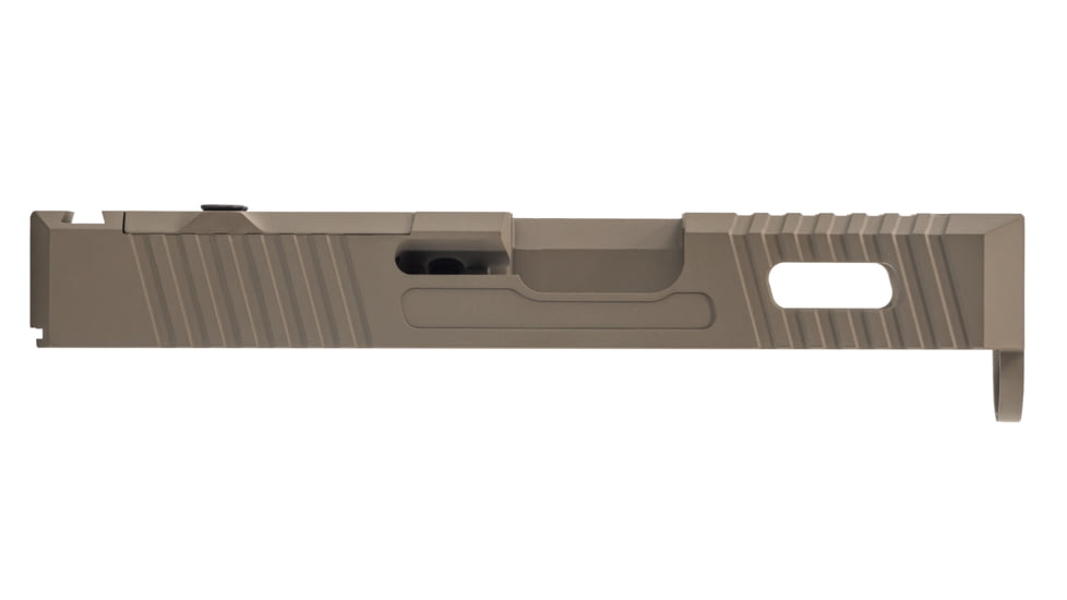 TRYBE Defense TRYBE Defense Pistol Slide, Glock 26, Gen 3/4, DeltaPoint Pro Cut, Version 1, FDE Cerakote, SLDG26G34DP-FDE