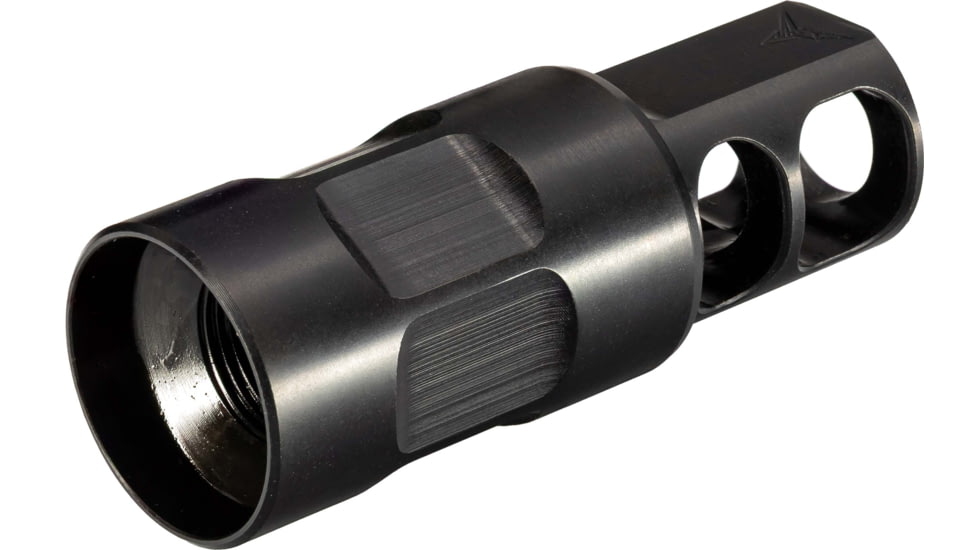 TRYBE Defense TRYBE Defense Self-Timing Muzzle Brake, 9mm, 1/2x28, Black, STMZBK9MM