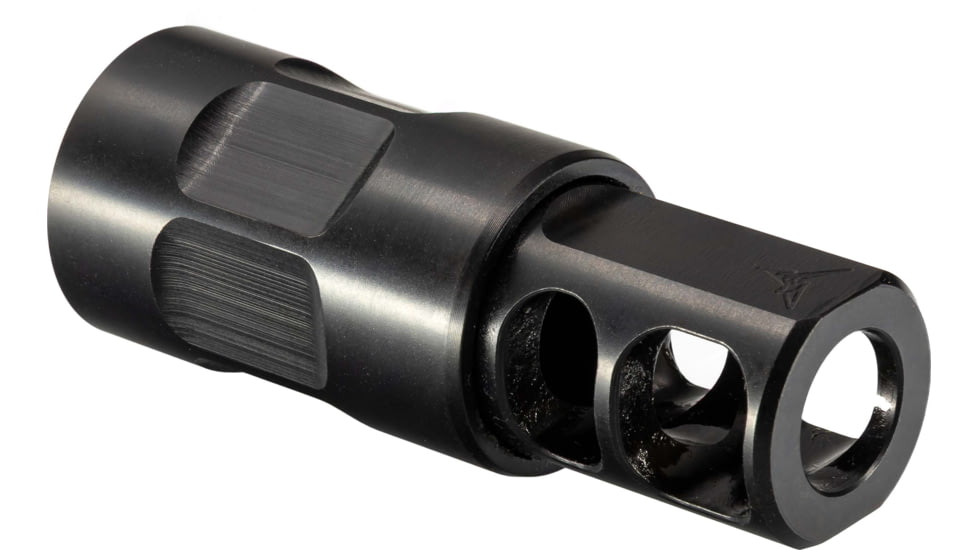 TRYBE Defense TRYBE Defense Self-Timing Muzzle Brake, 9mm, 1/2x28, Black, STMZBK9MM