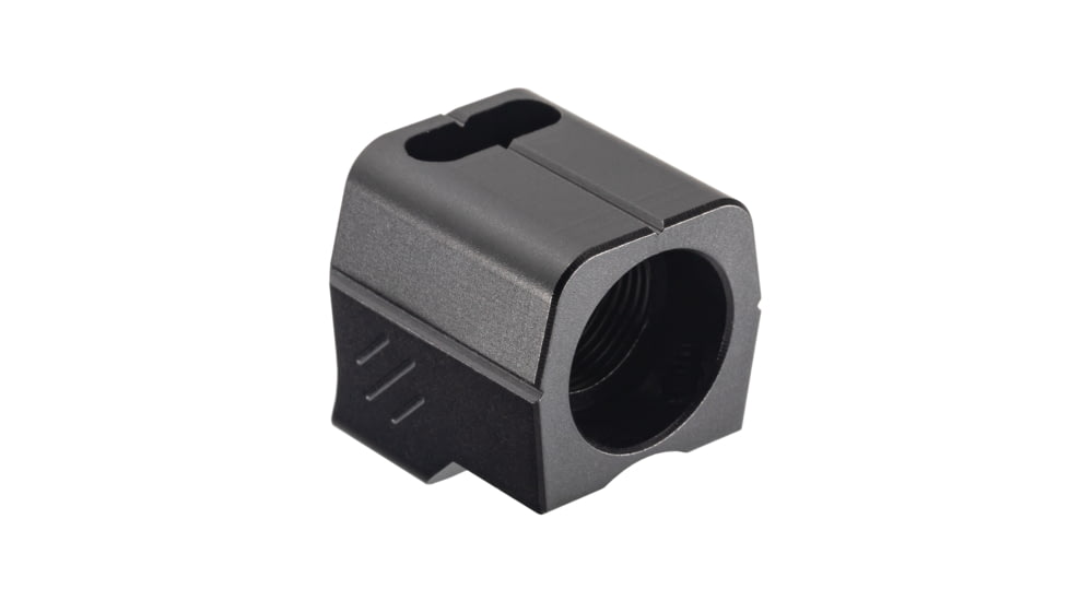 EDEMO TRYBE Defense Universal 9mm Compensator - Compact Firearms, Black, TRBDUNI9MMCC-BK, EDEMO1