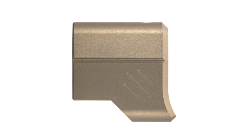 TRYBE Defense Universal 9mm Compensator - Compact Firearms, Flat Dark Earth, TRBDUNI9MMCC-FDE