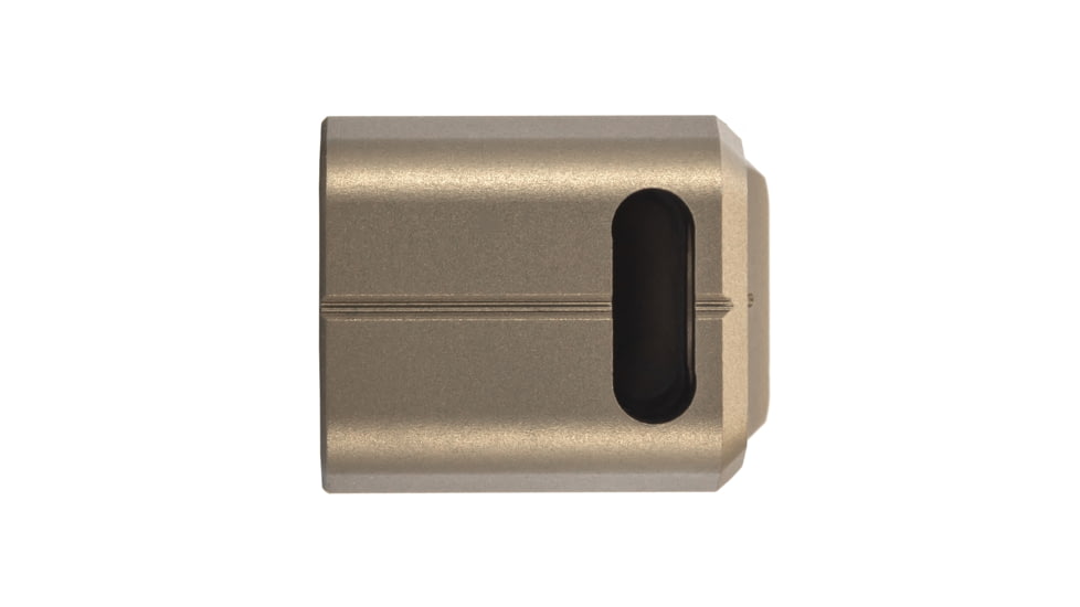 TRYBE Defense Universal 9mm Compensator - Compact Firearms, Flat Dark Earth, TRBDUNI9MMCC-FDE