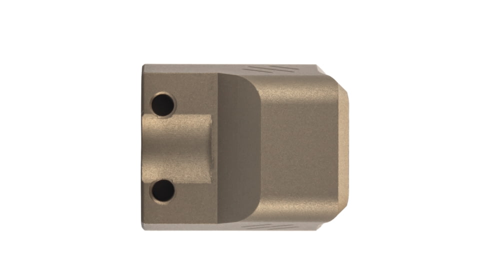 TRYBE Defense Universal 9mm Compensator - Compact Firearms, Flat Dark Earth, TRBDUNI9MMCC-FDE