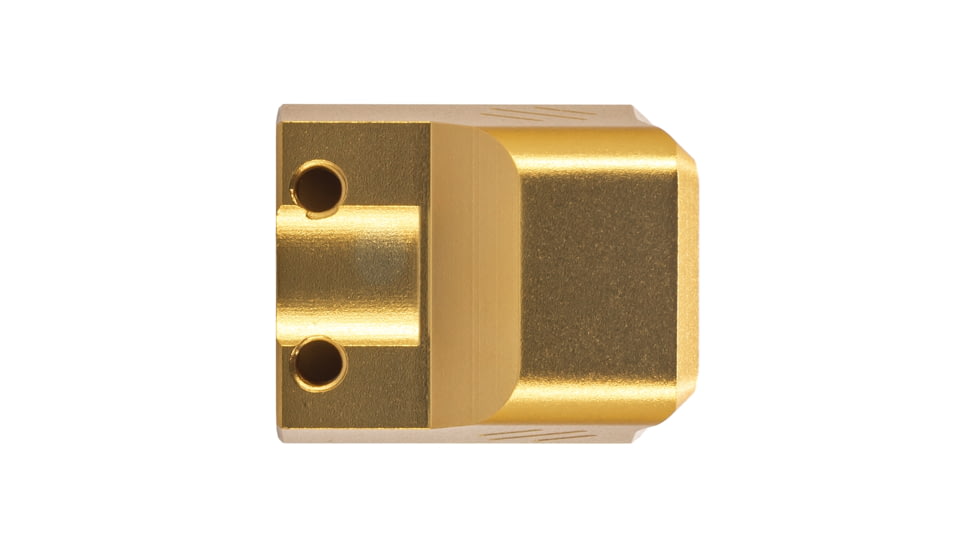 EDEMO TRYBE Defense Universal 9mm Compensator - Compact Firearms, Gold, TRBDUNI9MMCC-GLD, EDEMO1
