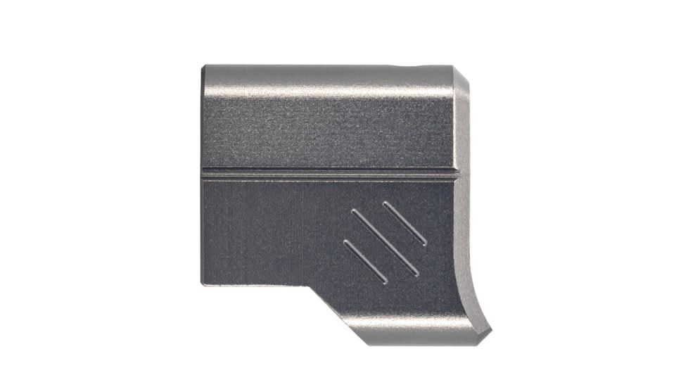 TRYBE Defense Universal 9mm Compensator - Compact Firearms, Gray, TRBDUNI9MMCC-GR